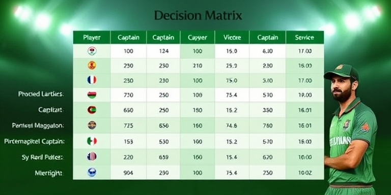 Gamezy Login captain decision matrix